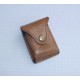 MOTO LEATHER POCKET - ON BELT OR BIKE - JAWA ČZ - BROWN